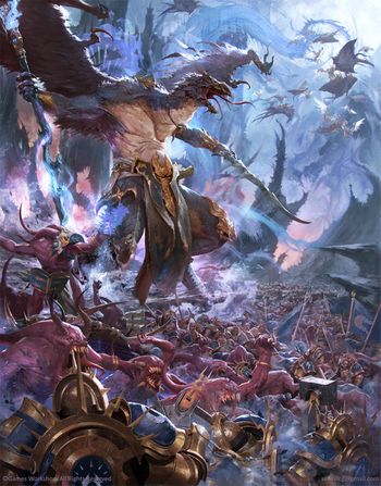Age Of Sigmar Chaos Battletome - Disciples Of Tzeentch Cover - Lord Of Change.jpg
