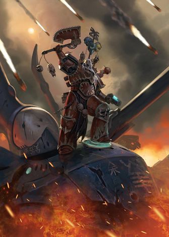 For The Blood God - Chaos Marine Vs Eldar Titan 2017.jpg